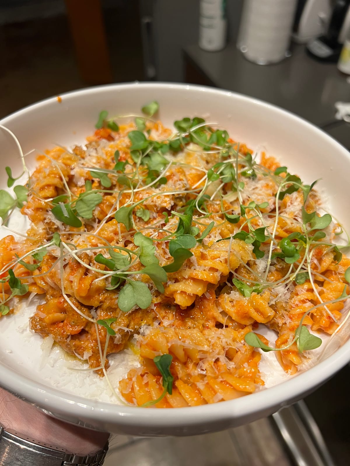 Spicy Tomato Cream Pasta